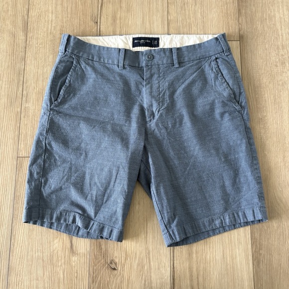 Abercrombie & Fitch Other - Abercrombie & Fitch Men's Gray Blue Chino Shorts 8" Inseam Size 32 Casual